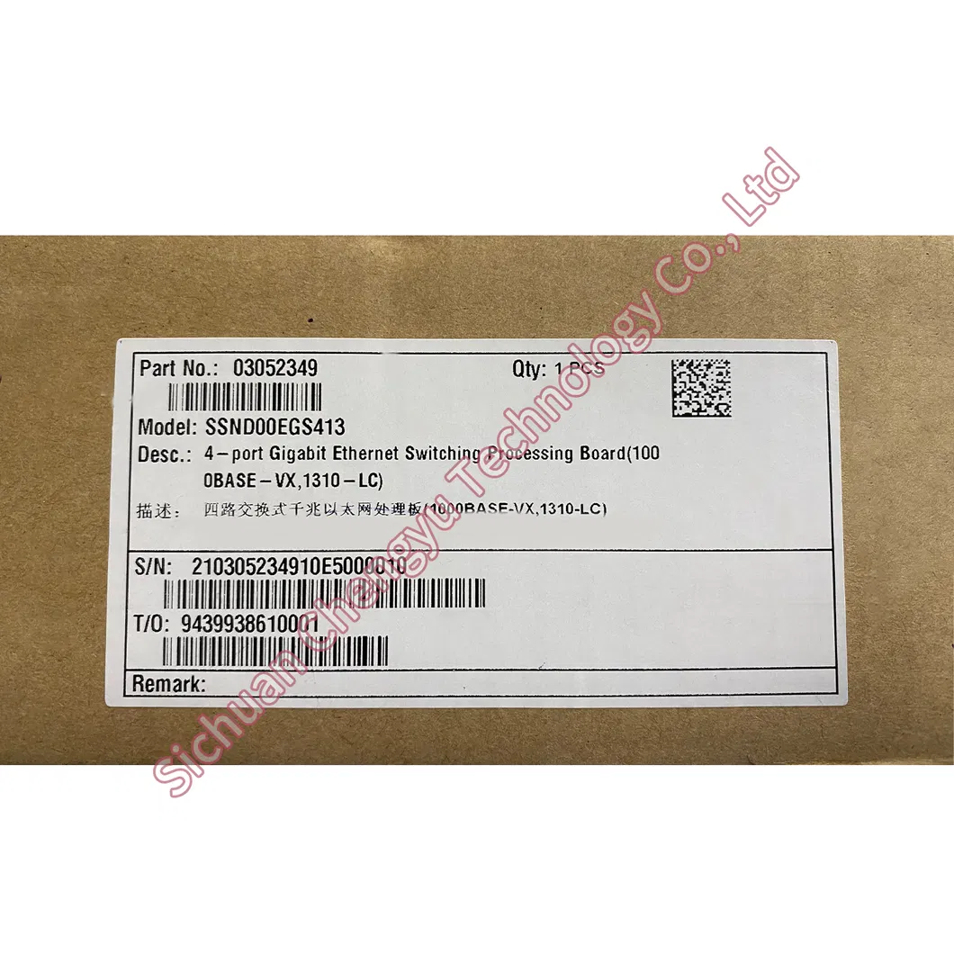 03052349 Osn 1500 Ssnd00egs413 Egs13 Egs4 4 Way Switched Gigabit Ethernet Processing Board (1000-1000 base - VX)