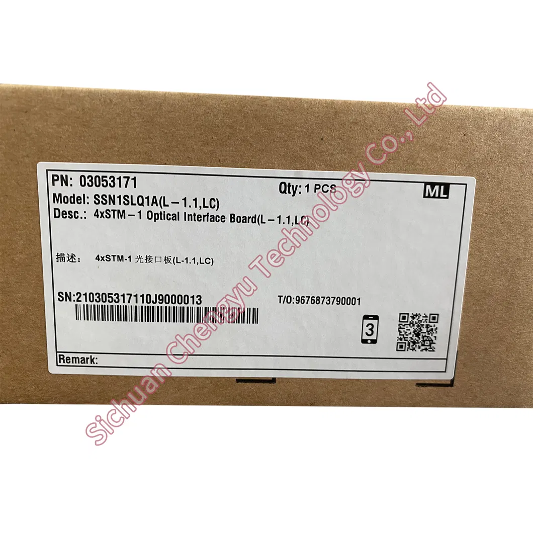 03053171 Huawei Ssn1slq1a S-1.1 L-1.1 L-1.2 4xstm-1 Optical Interface Board for Osn1500 Osn2500 Osn3500