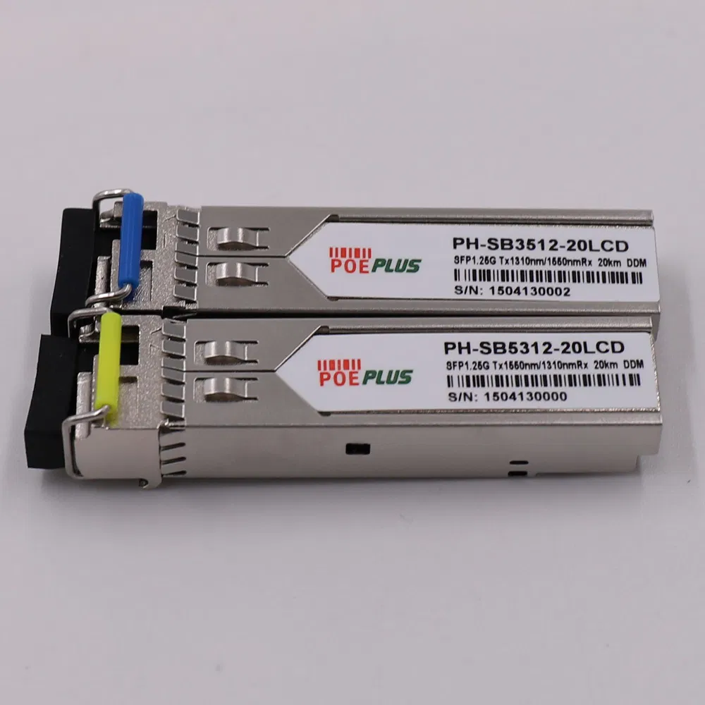 1.25g Wdm SFP Transceiver Cisco and Huawei Compatible (PHY-3524-1Sx)