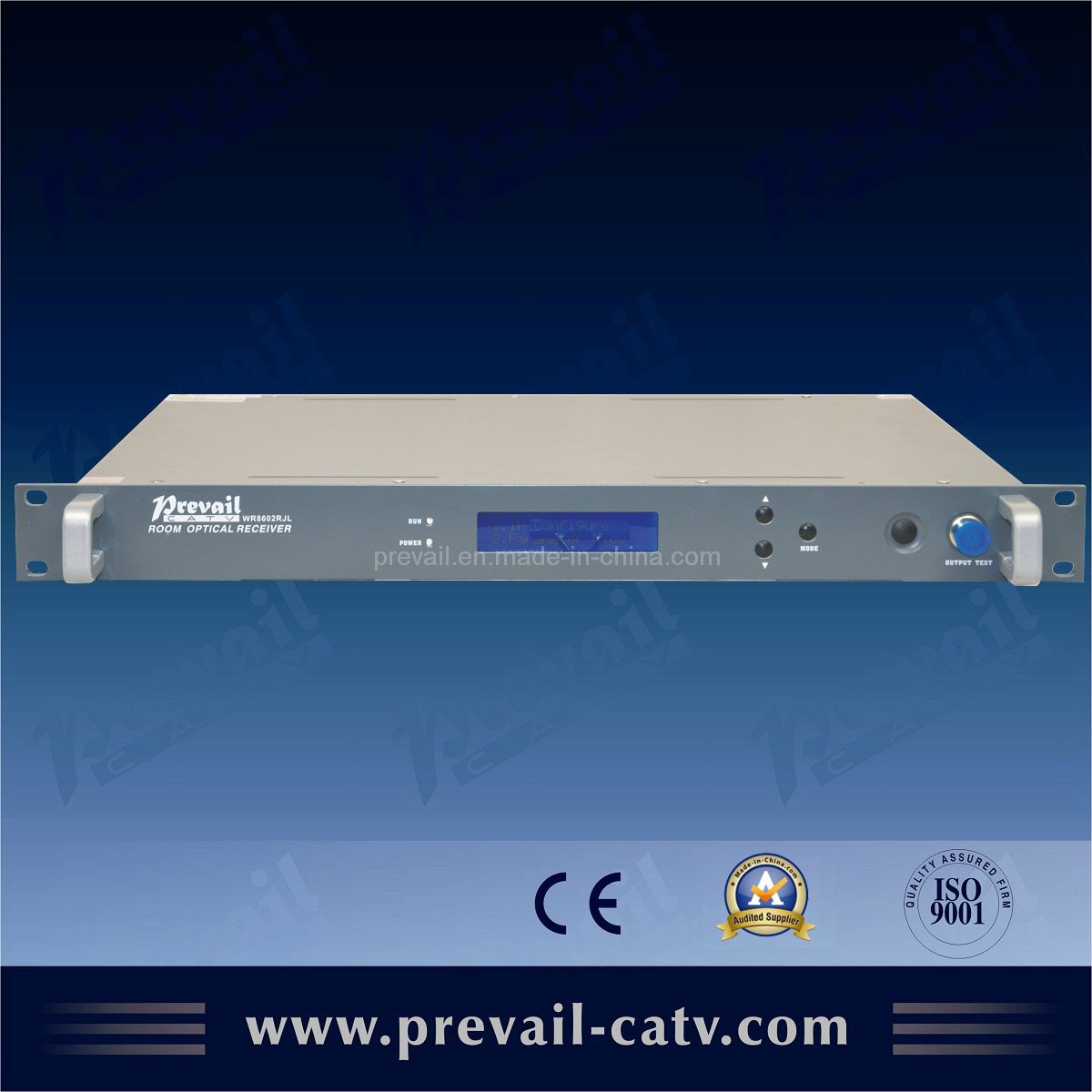 1 GHz 2 Output Indoor Optical Receiver