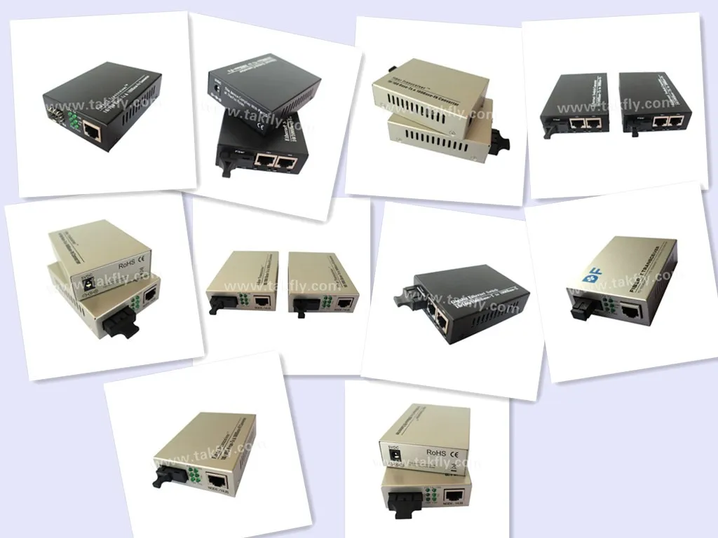 1000m Unmanaged 40km 80km Fiber Media Converter