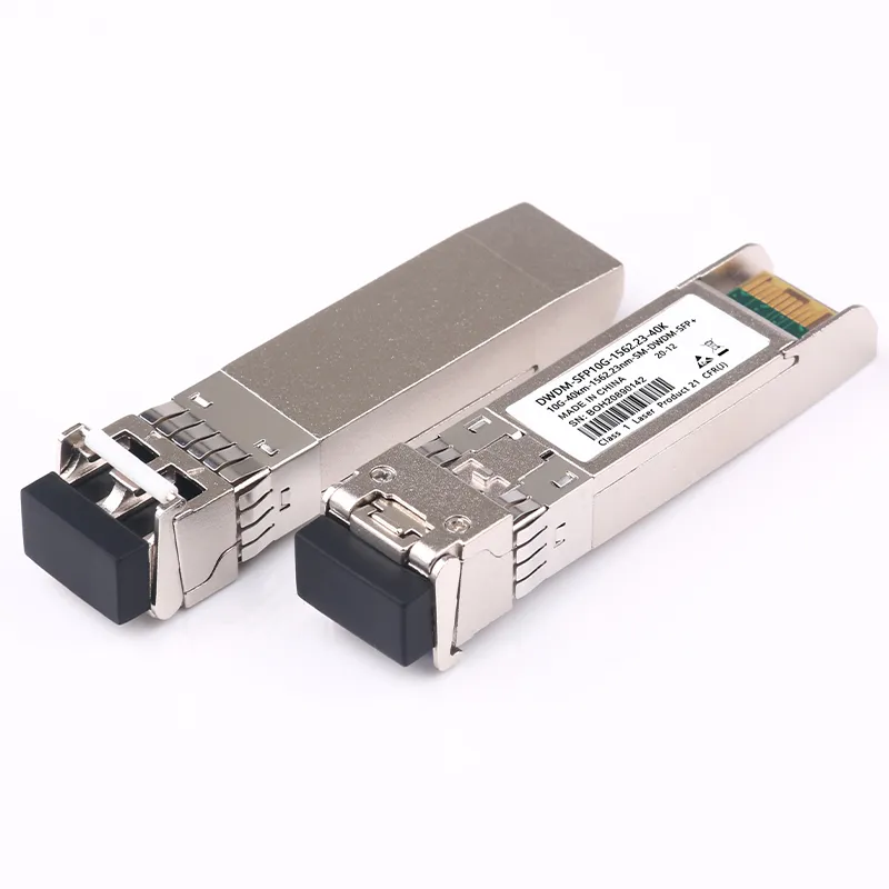 10g 10gigabit DWDM Optic SFP Module C17~C61 Single-Mode Dual-Fiber LC Port Fiber Transceiver