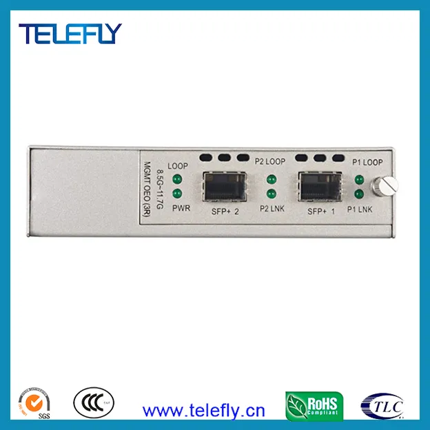 10g 3r Multi-Rate Transponder Converter CDR 5g/10g Fiber Channel, 10g POS