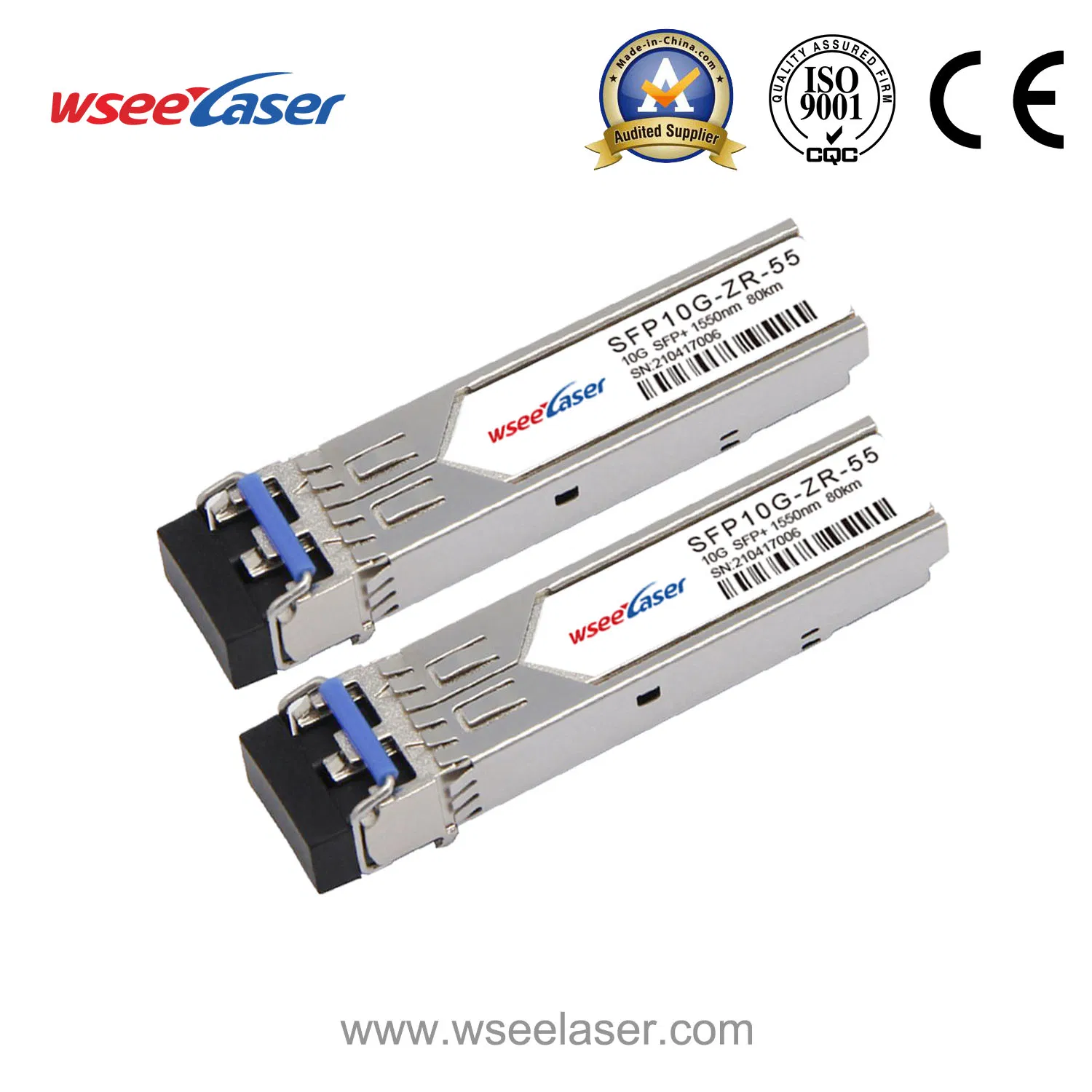 10GB Multi Mode SFP Optical Fiber 10g 80km 1550 Transceiver