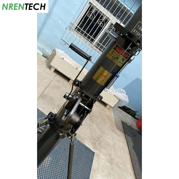12m Manual Crank up Telescopic Mast-10kg Payloads-2.1m Retraction-Nr-M2100-12000