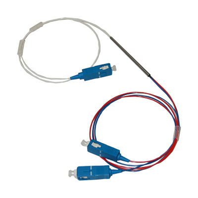 1310 /1550nm 50/50 1.0m Sc/Upc 1X2 Fused Wdm Splitter