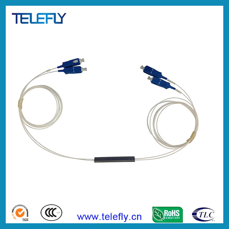 1X3 ABS Box Fiber Optic Fbt Splitter, 1*3 Sc/APC Steel Tube Fibre Optical Network Splitter