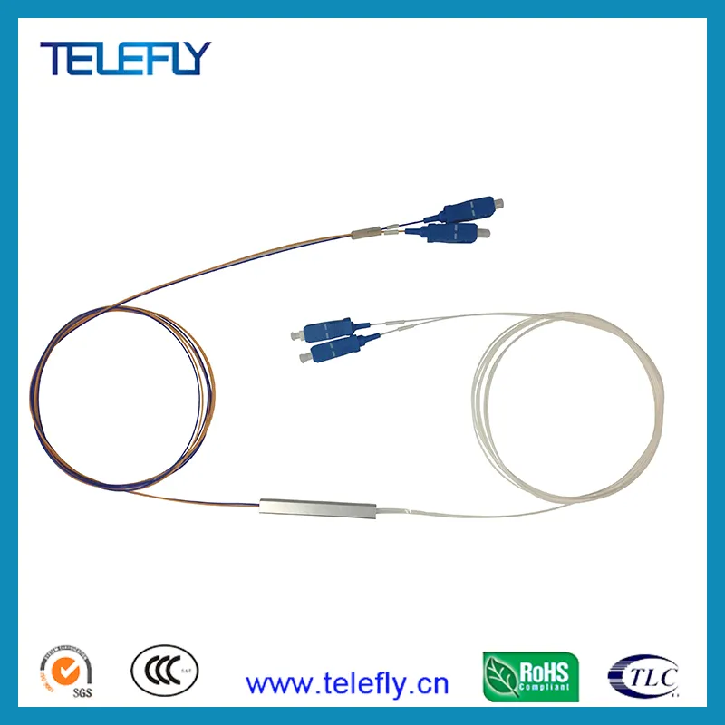 1X3 ABS Box Fiber Optic Fbt Splitter, 1*3 Sc/APC Steel Tube Fibre Optical Network Splitter