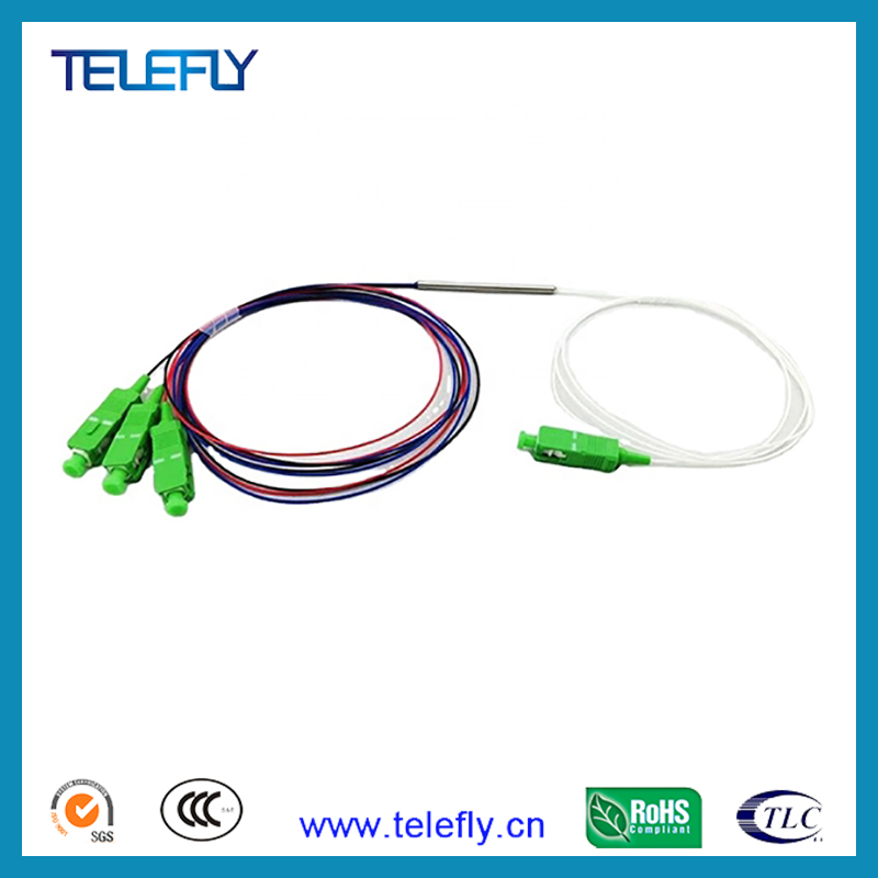 1X3 ABS Box Fiber Optic Fbt Splitter, 1*3 Sc/APC Steel Tube Fibre Optical Network Splitter
