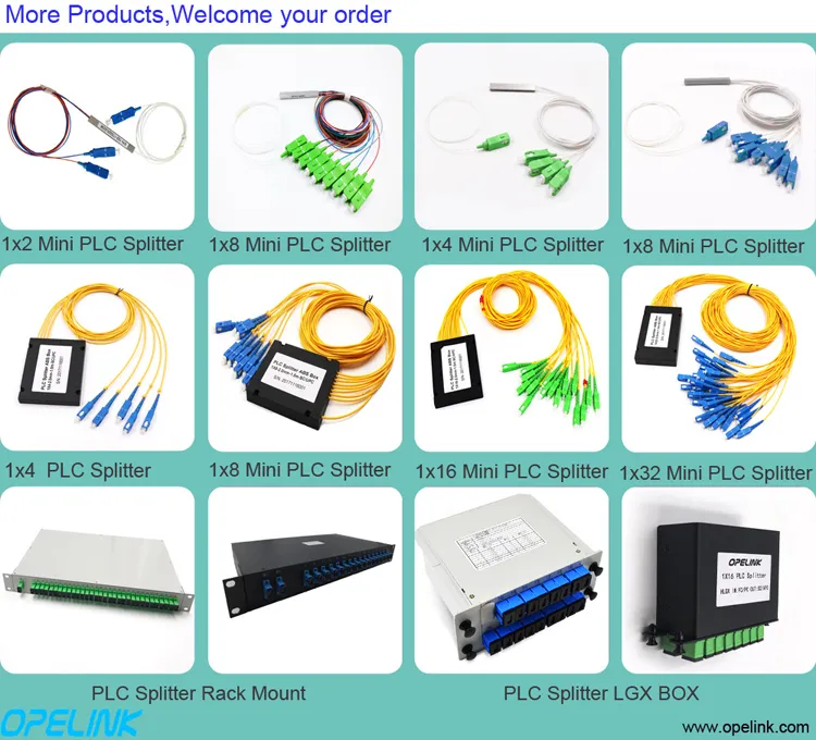 1X4 LC/APC ABS Box Optical Splitter