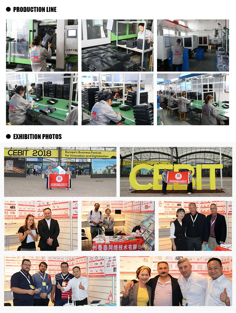 2+2 Inlet/Outlet Home 24 Core Fiber Optic Distribution Box for Internet