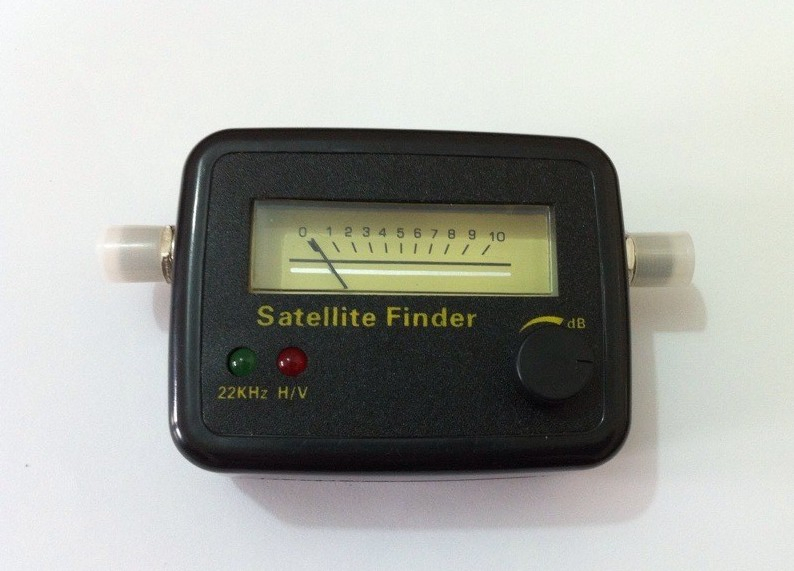 2 LED Light Displayed Digital Signal Satfinder Meter