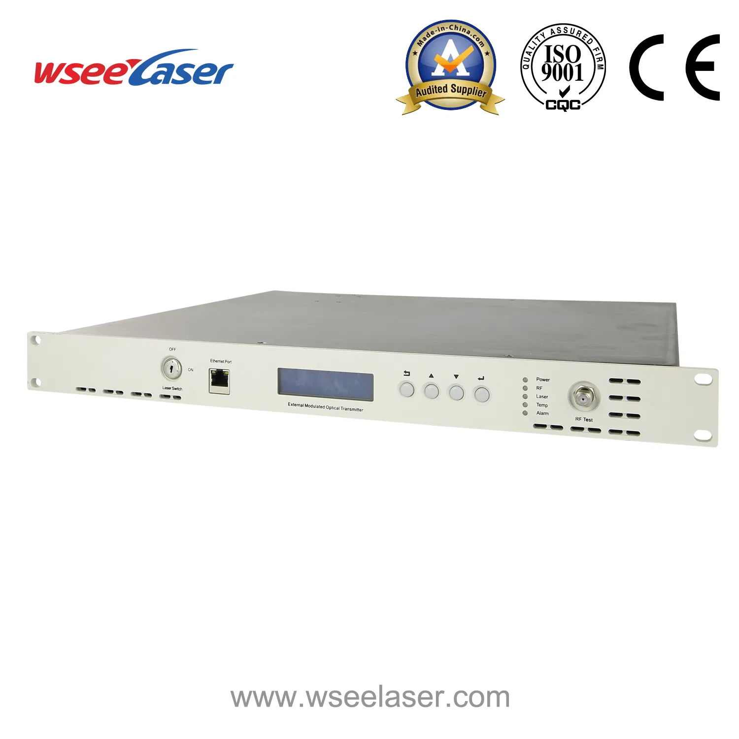 2 Output External 1550nm Optical CATV Transmitter for 150km Transmission