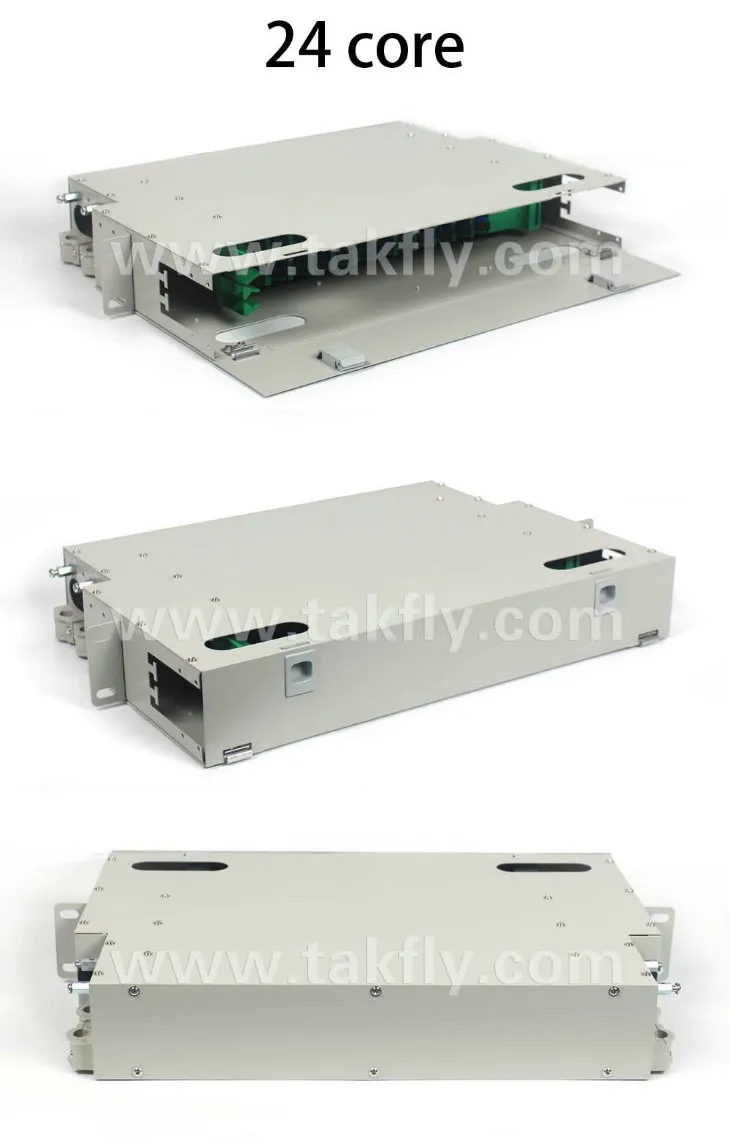 24-144 Core Rack Mounted Cold-Roll Steel Fiber Optic ODF