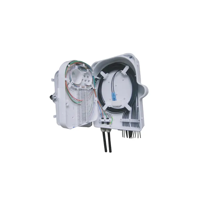 24c Black White Color FTTH Fiber Optic Terminal Box Otb Atb Odp Atb