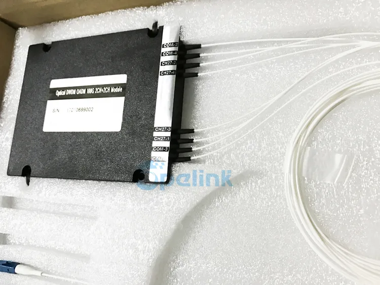 2CH+2CH Optical DWDM OADM with LC/Upc Connector 0.9mm Pigtail L=1m