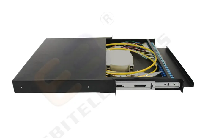 2X12 Colored Pigtails Distribution Frame ODF Fiber Optic Patch Panel