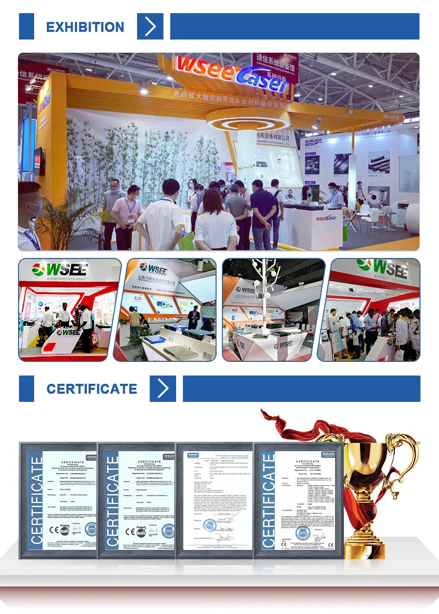 32X22dBm Wdm EDFA CATV EDFA/Yedfa Optical Amplifier Combiner EDFA