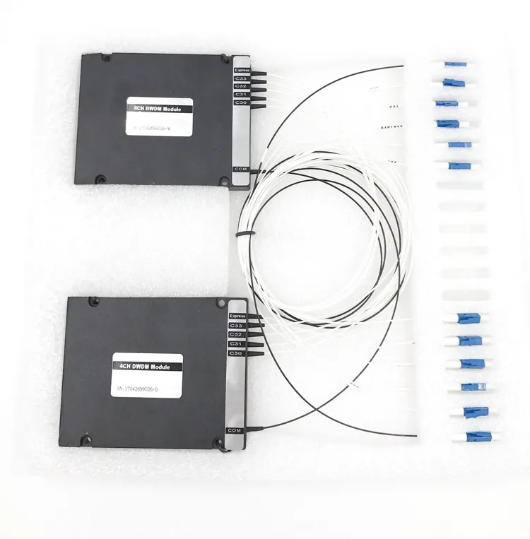4+1CH 0.9mm LC/PC Plastic ABS Box Mux/Demux Optical DWDM