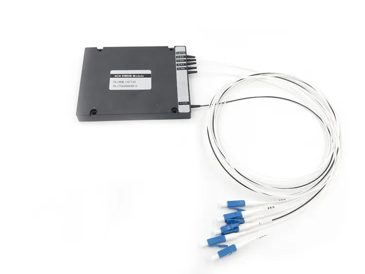 4+1CH 0.9mm LC/PC Plastic ABS Box Mux/Demux Optical DWDM