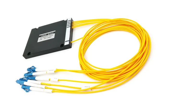 4+1CH CWDM 2.0mm LC/PC ABS Box Optical Demux with Upgrade