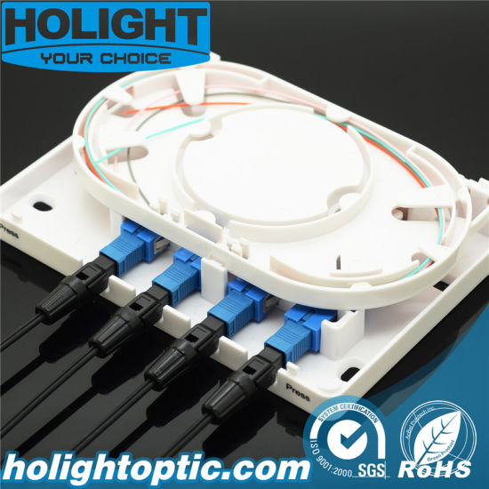 4 Core Plastic ABS FTTX Optical Termination Box ( otb )