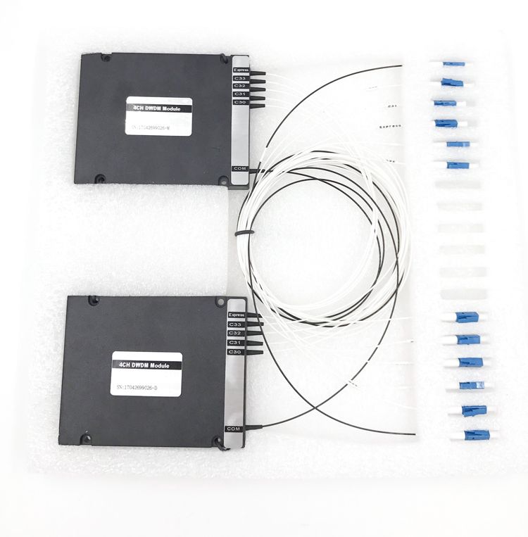 4CH Plastic ABS Box Optical DWDM with Express LC/PC Connector