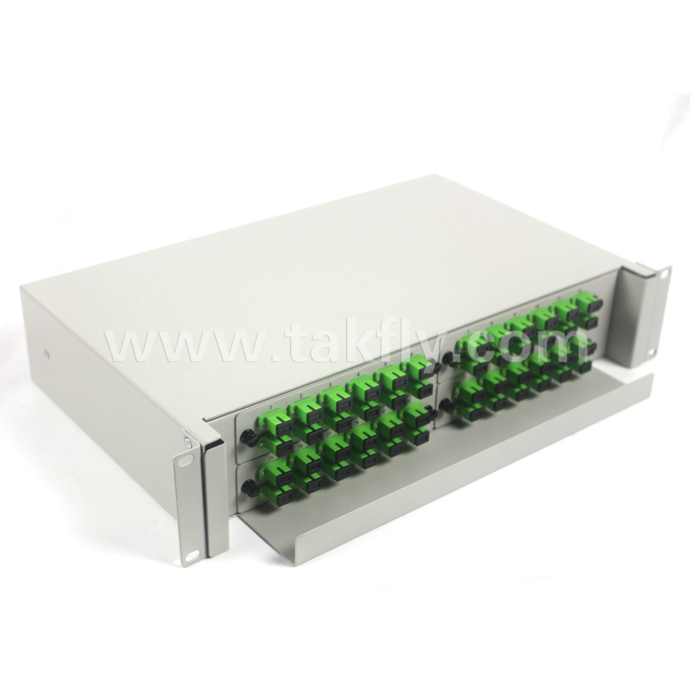 4u Slide 48 Cores Rack-Mount Fiber Optical Distribution Frame