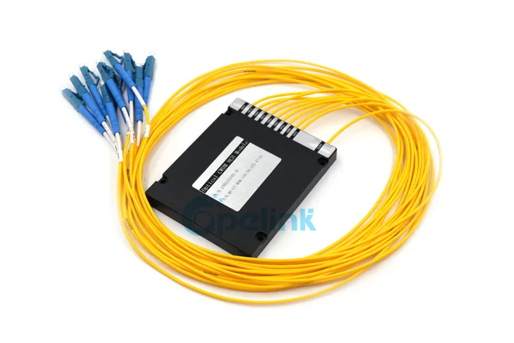 5.5X38mm Steel Tube Mux /Demux G652D, G657A1 Opelink/OEM LC/FC/Sc/St/Mu Optical Fiber CWDM Factory