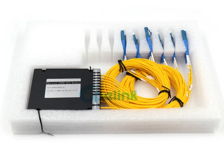 5.5X38mm Steel Tube Mux /Demux G652D, G657A1 Opelink/OEM LC/FC/Sc/St/Mu Optical Fiber CWDM Factory
