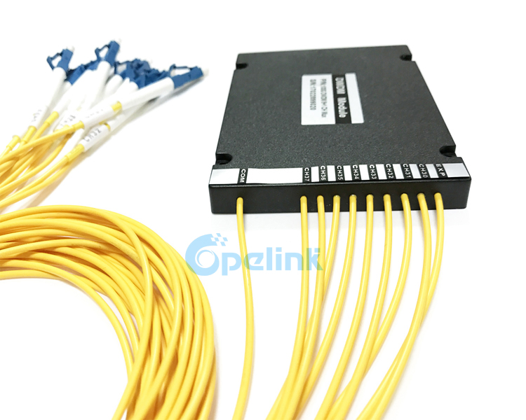 8CH ABS Box Mux/Demux Optical DWDM, 3.0mm, with LC/PC