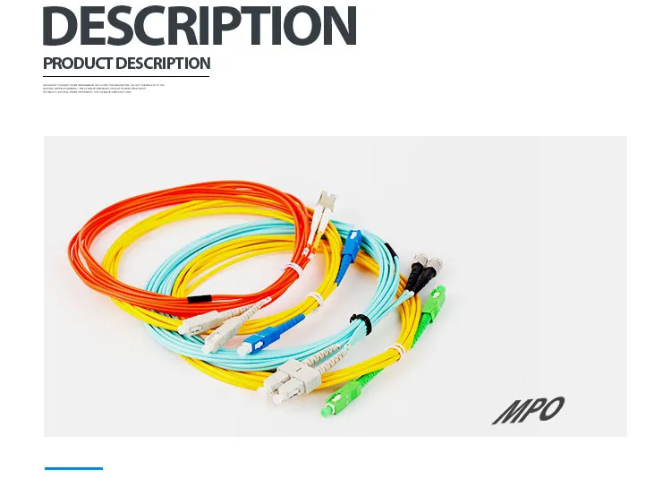 8core 12core 24core 48core Om3 Om4 MPO/PC - MPO/PC LSZH Outsheeth Jumper Cable