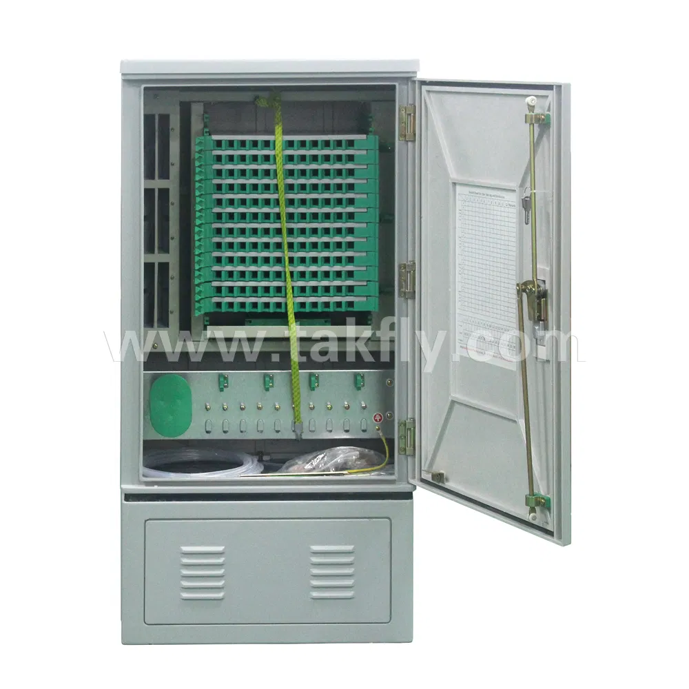 96 144 288 576 Cores SMC Fiber Optic Outdoor Cabinet