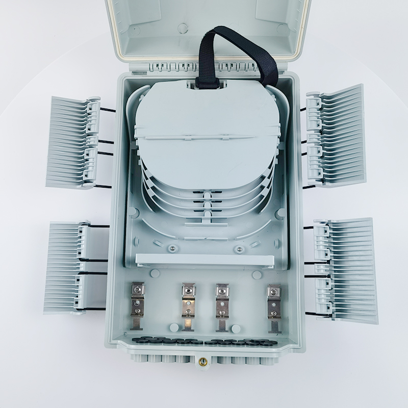Abalone Waterproof High Quality Outdoor Optic Fiber Terminal Box for FTTH Communication Network