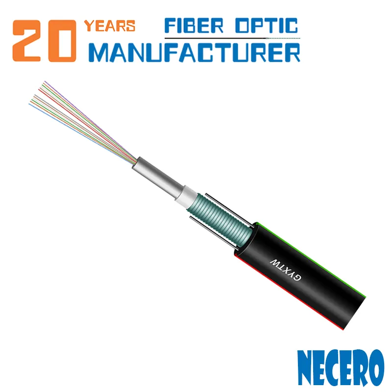 Aerial Conduit Underground Outdoor Use Single Mode Self-Support 2f 4f 6f 8f 10f 12f 24f GYXTW OFC Fiber Optical Cable