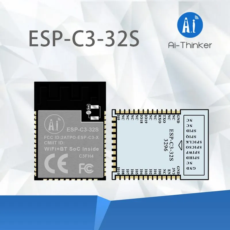 Ai-Thinker New Product Esp-C3-32s Module WiFi BLE 5.0 Wireless Iot Esp32-C3 Series