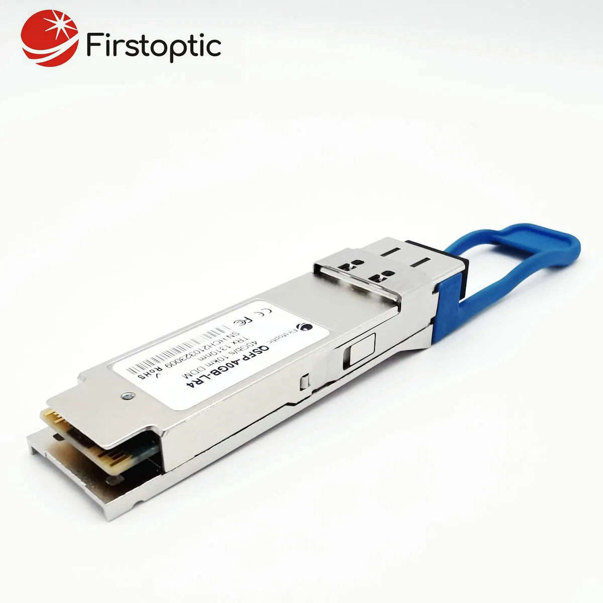Alcatel-Lucent QSFP-4x10G-LR Compatible 4x10GBASE-LR QSFP+ 1310nm 10km DOM MTP/MPO SMF Optical Transceiver Module