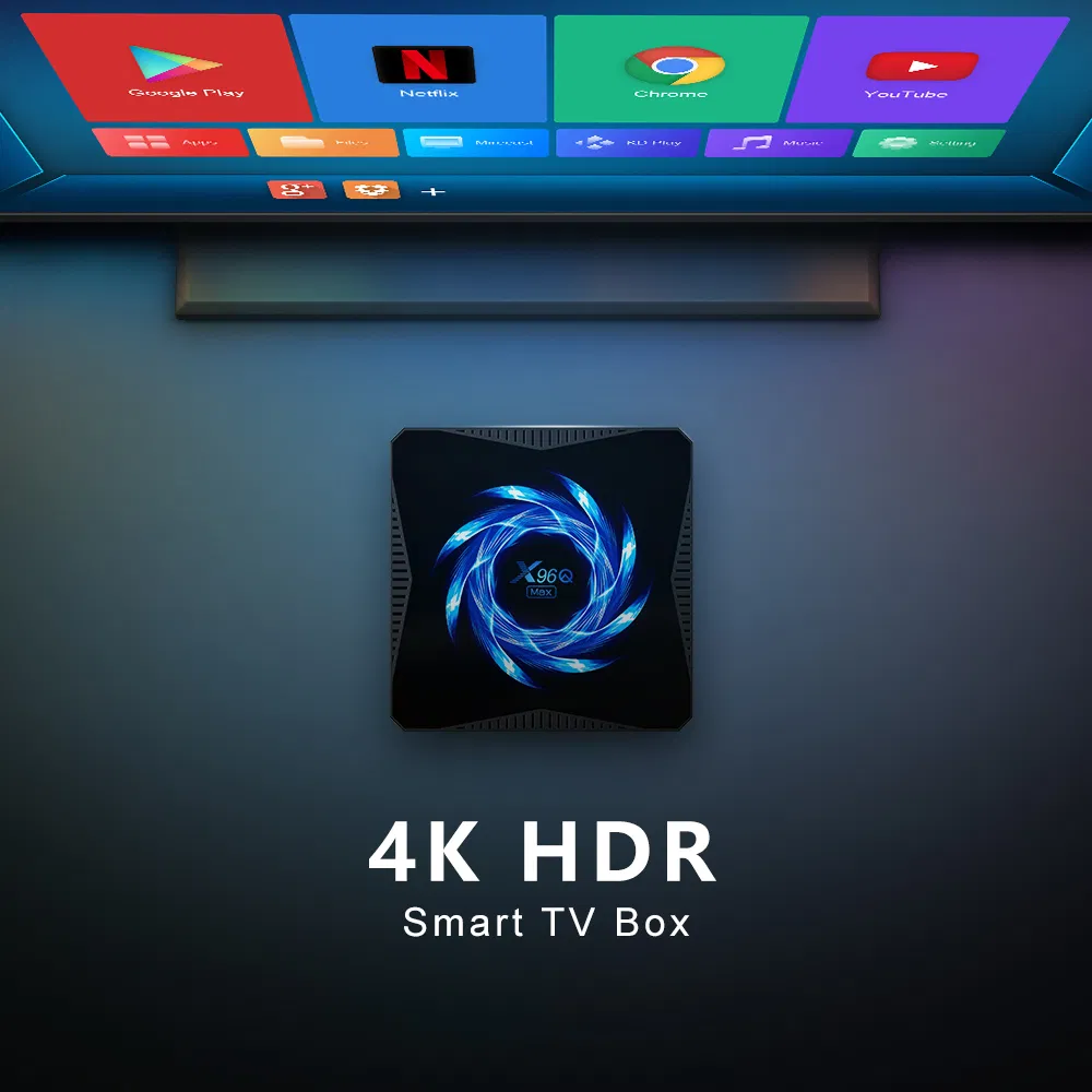 Allwinner H616 Quad Core Android Smart TV Box 5g WiFi Android 10 TV Box X96q Max TV Box