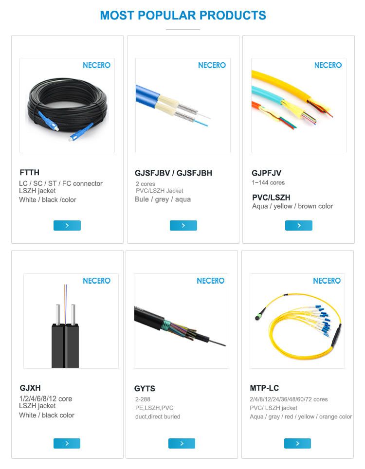 Anatel Certificate Necero 20 Years OEM Factory Large Bending Radius 2.0mm PVC Jacket Sc-St Single Mode Optical Fiber Patch Cord