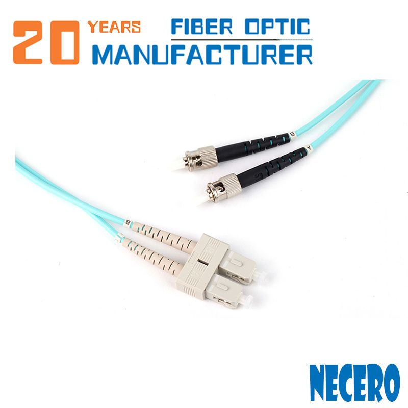 Anatel Certificate Necero 20 Years OEM Factory Large Bending Radius 2.0mm PVC Jacket Sc-St Single Mode Optical Fiber Patch Cord