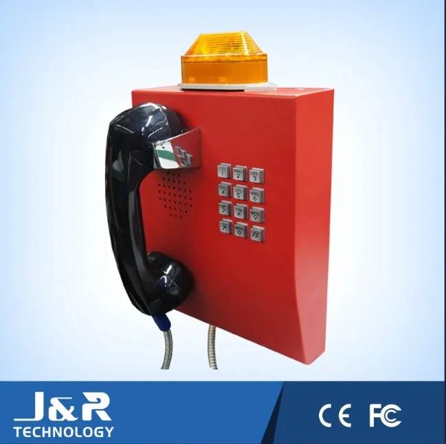 Auto Dial Hotline VoIP Emergency Telephone with LED Indicator