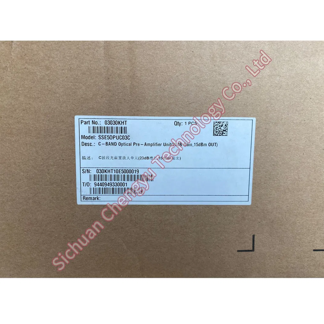 C-Band Optical Pre-Amplifier Unit (23dB Gain, 15dBm OUT) Board for Huawei