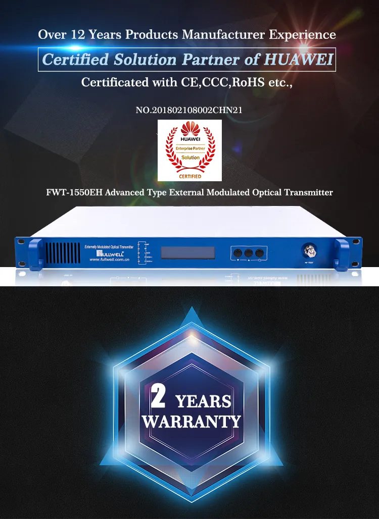 CATV 1550 Optical Transmitter for Around 120~160 Distance