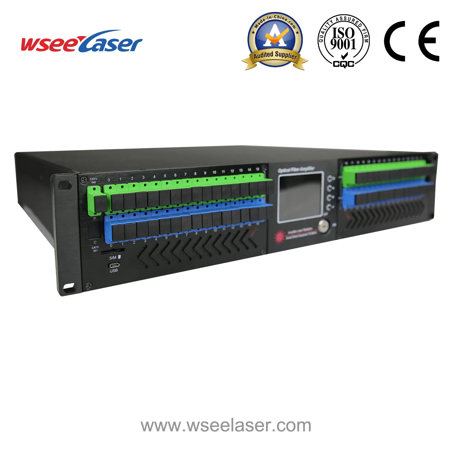 CATV 1550nm Optical Amplifier 16 32 Port EDFA with Pon Port
