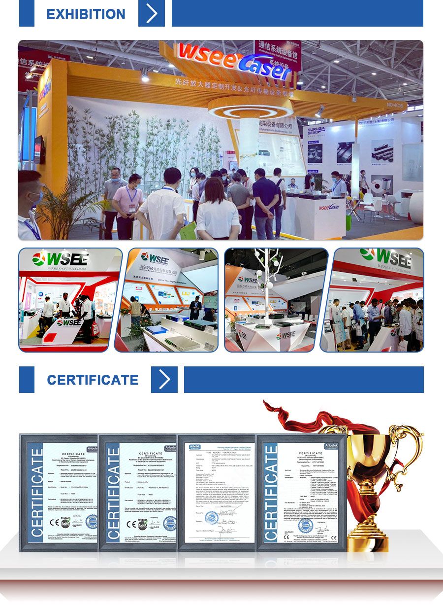 CATV External Modulated EDFA 1550 Mini Optical Amplifier Fiber Amplifier