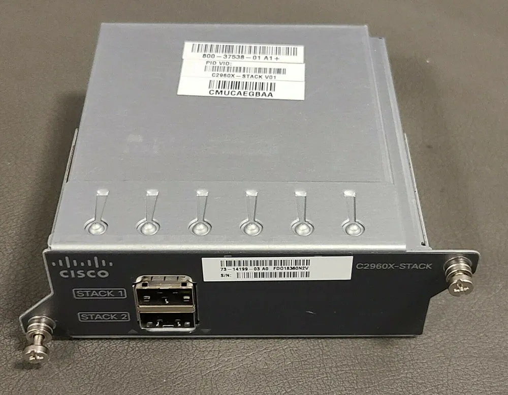 Cisco C2960X-Stack Catalyst 2960-X Flexstack Plus Stacking Module for Ethernet Switch