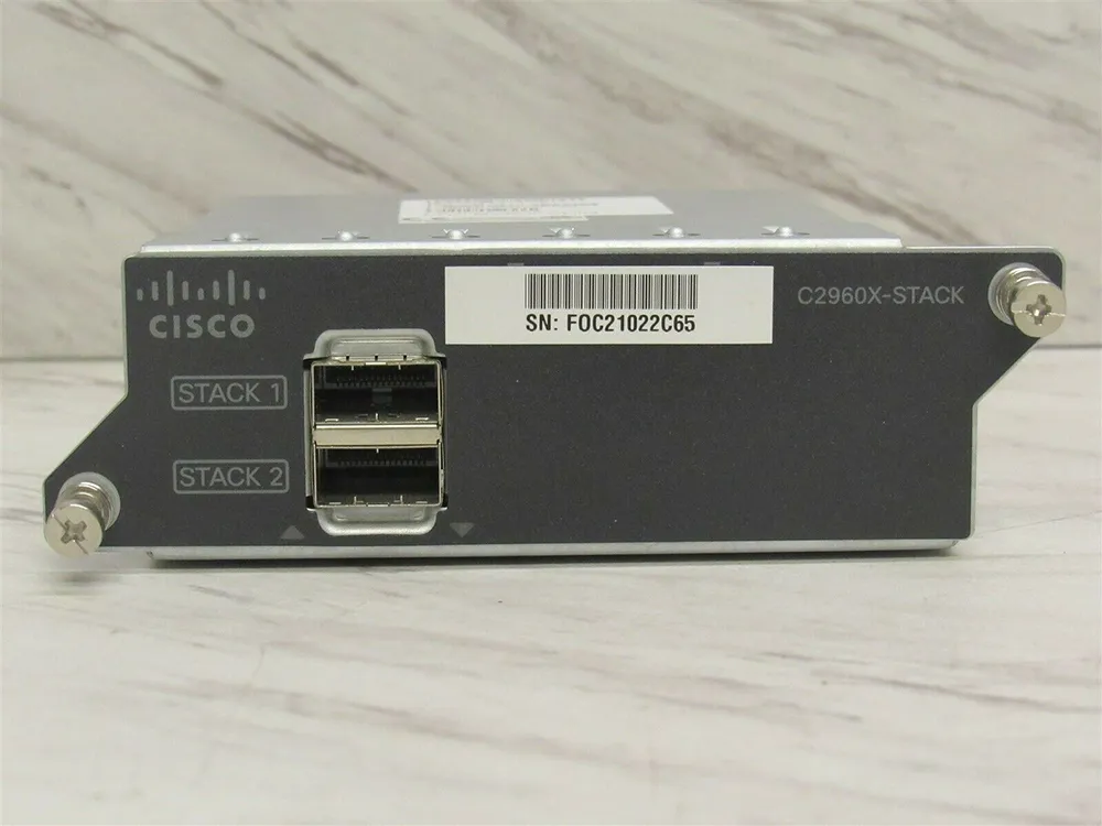 Cisco C2960X-Stack Catalyst 2960-X Flexstack Plus Stacking Module for Ethernet Switch