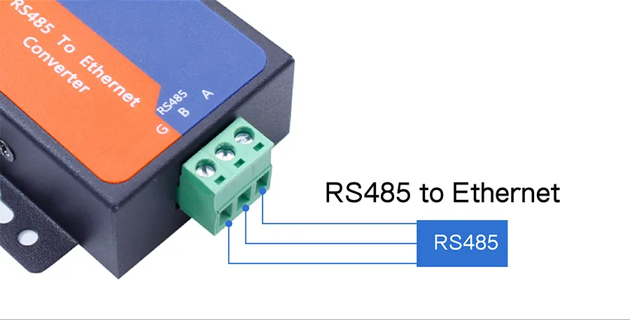Compact, Light, Weight Ethernet RS485 Device Server