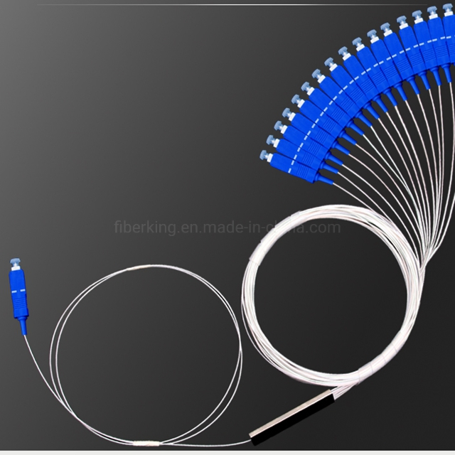 Customized 1*N 2*N Steel Tube Blockless Mini Module Fiber Splitter