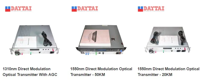Daytai 1/2 Way 1550nm External Modulation Optical Transmitter 1550 Factory Price